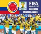Kolombiya, Fair Play Ödülü. Brezilya 2014 Dünya Kupası
